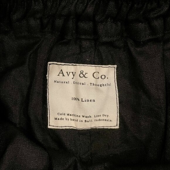 Avy & Co. linen wide leg pant - Picture 1 of 4